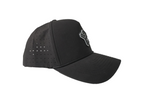 UNDERLAYERS snapback cap, side view