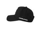 UNDERLAYERS snapback cap, back view with adjustable strap