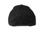 Snapback cap branding detail close-up