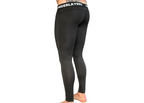 Men's compression leggings, waistband detail close-up