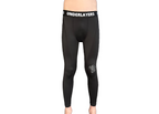 Kids' compression leggings, front view